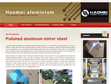 Tablet Screenshot of polishing-aluminum-sheet.com
